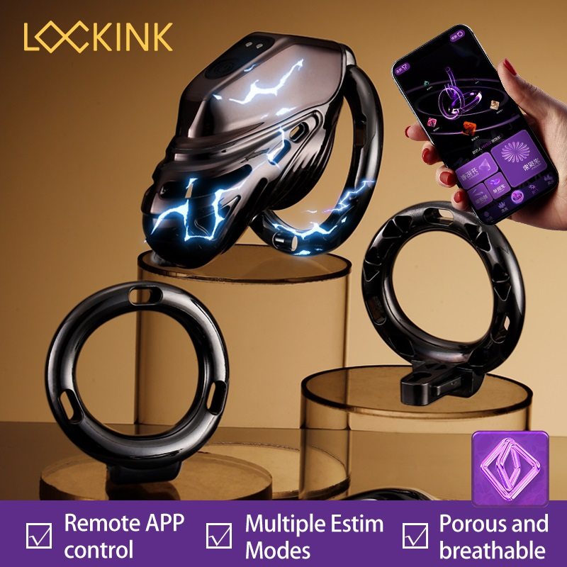 Lockink Lồng Trinh Tiết Nam Điện Giật An Toàn Kiểm Soát Phê