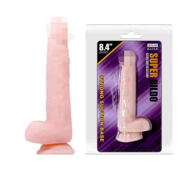 Baile Super Dildo 22cm Da Người Bám Mạnh