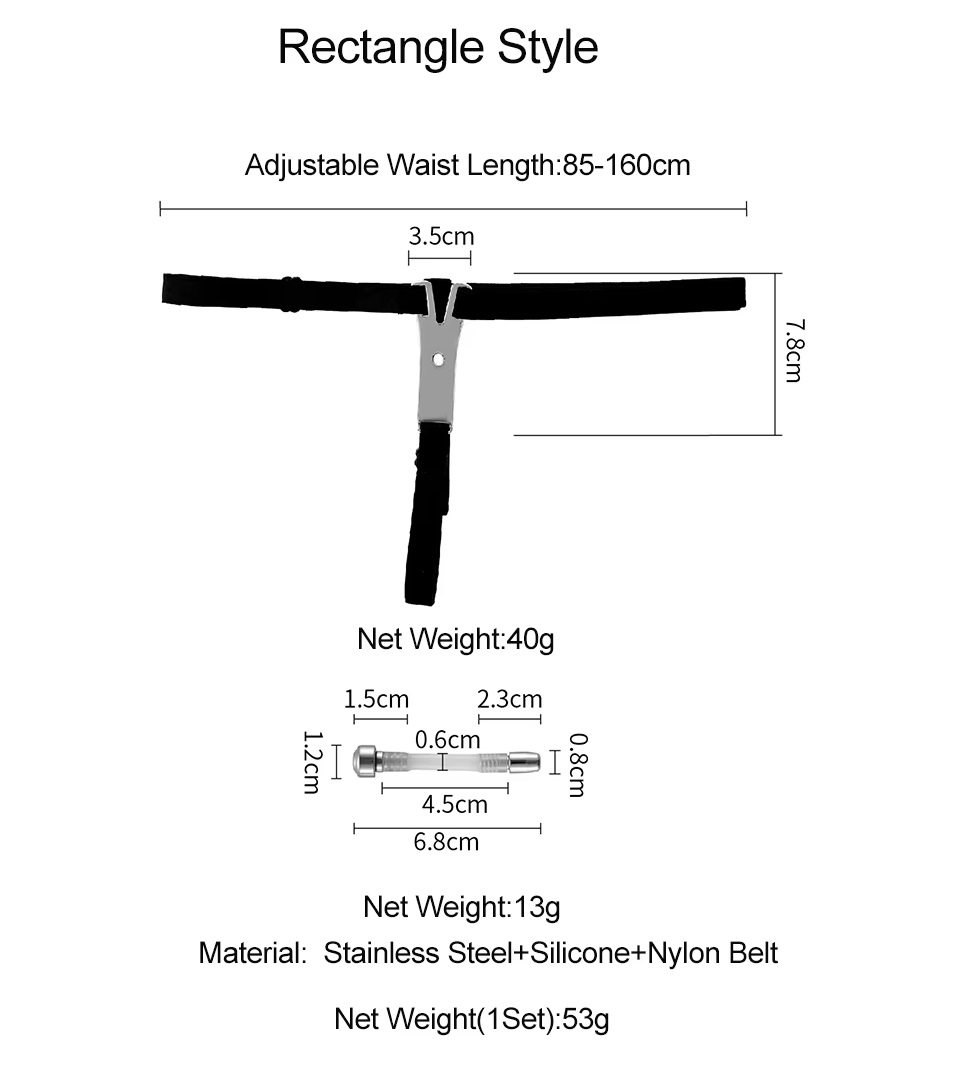 MT Urethral Rod Vuông Đáy 6.8cm Thép Không Gỉ