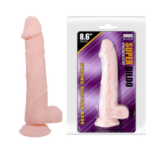 Super Dildo Baile 22.5cm Thực Tế Prisốc Mạnh Lớn