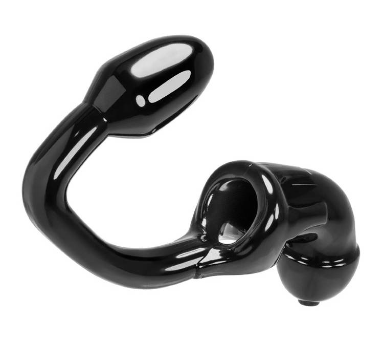 Oxballs Tailpipe Plug Đen Mềm Chastity Tươi Mới