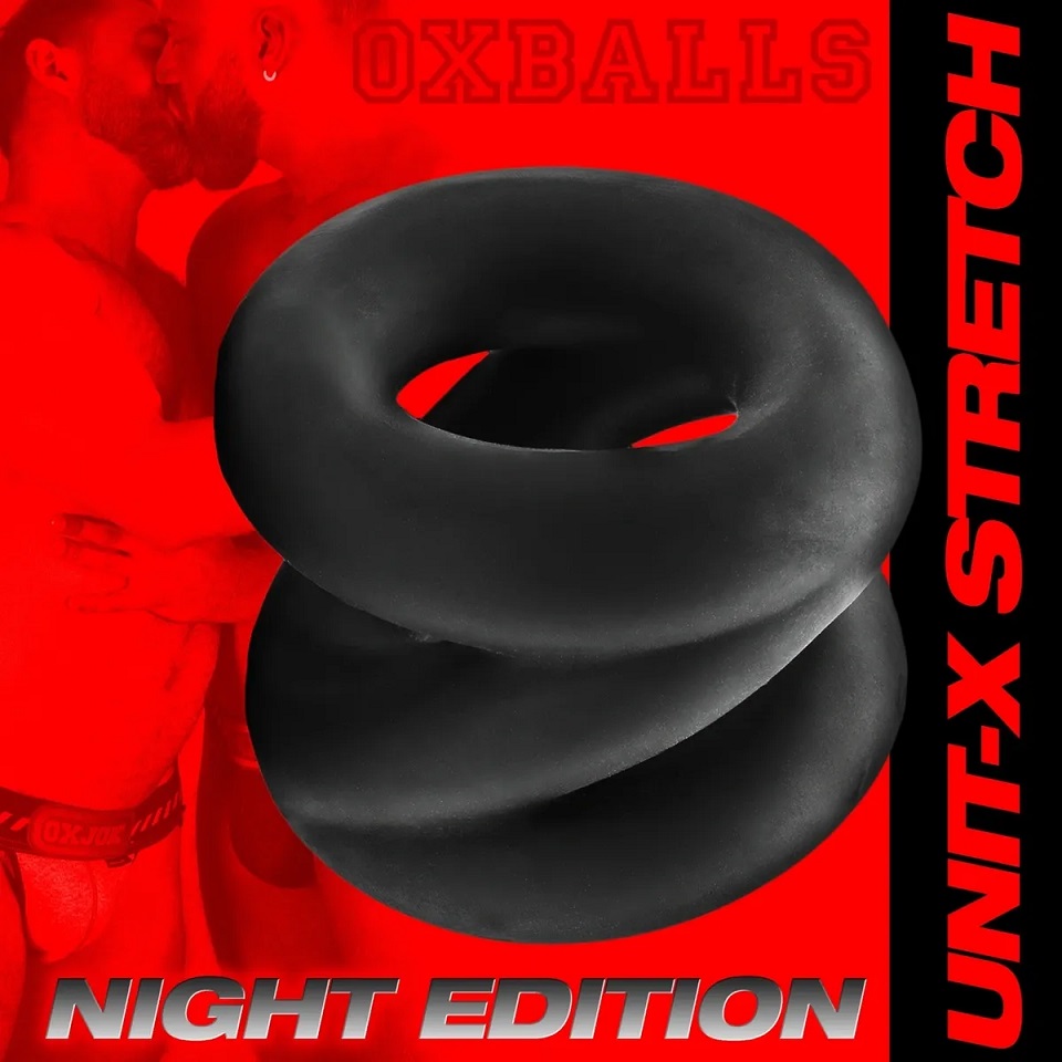 Oxballs Z-Balls Z Đen Silicon Kẹp Siết Mạnh Kích Thích