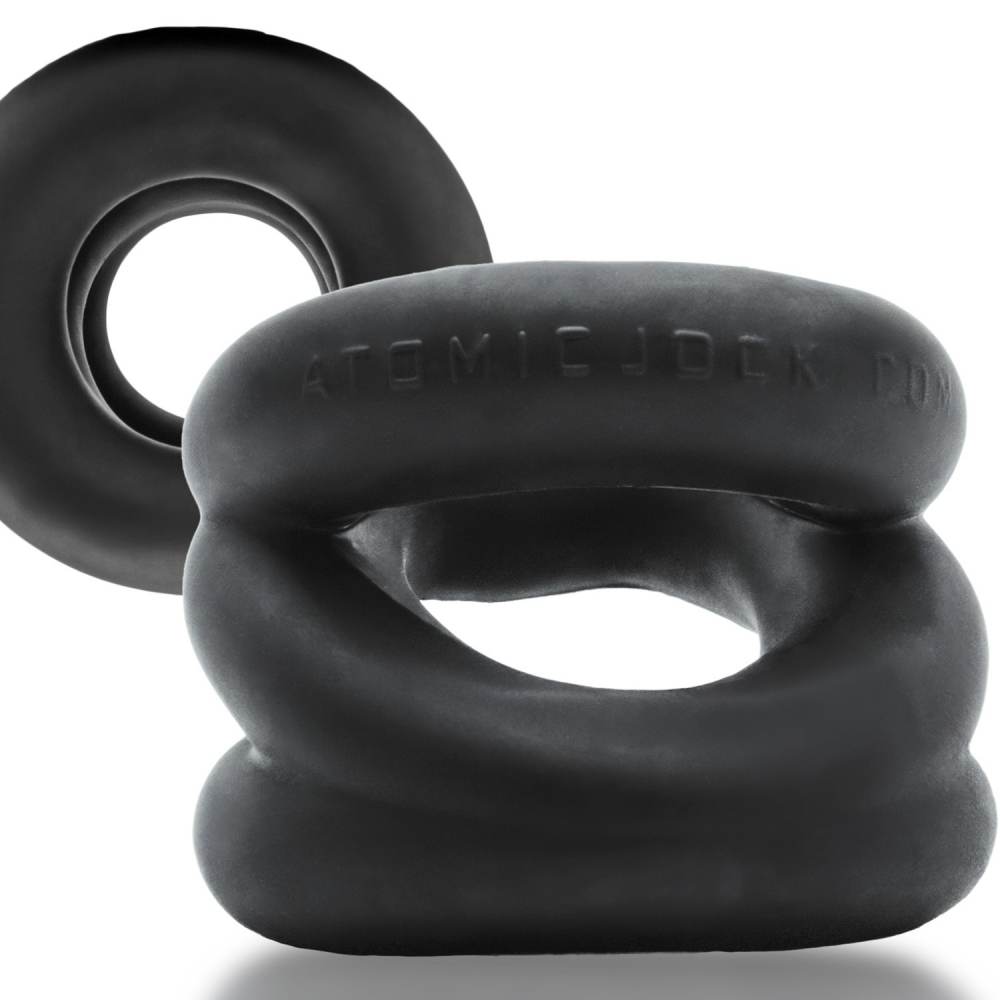 Oxballs Z-Balls Z Đen Silicon Kẹp Siết Mạnh Kích Thích