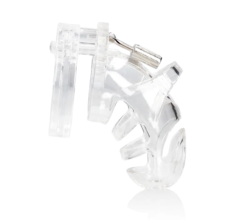 ManCage Chastity Lock 25 Trong Suốt Kiểm Soát Hoàn Hảo
