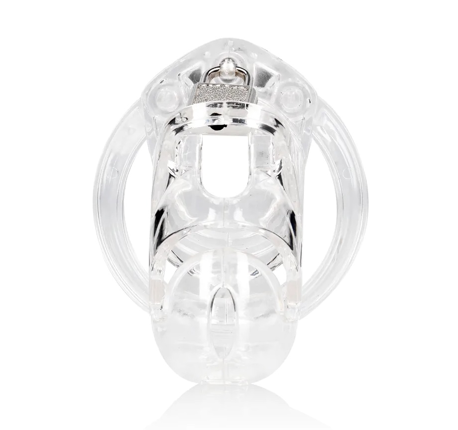ManCage Chastity Lock 25 Trong Suốt Kiểm Soát Hoàn Hảo