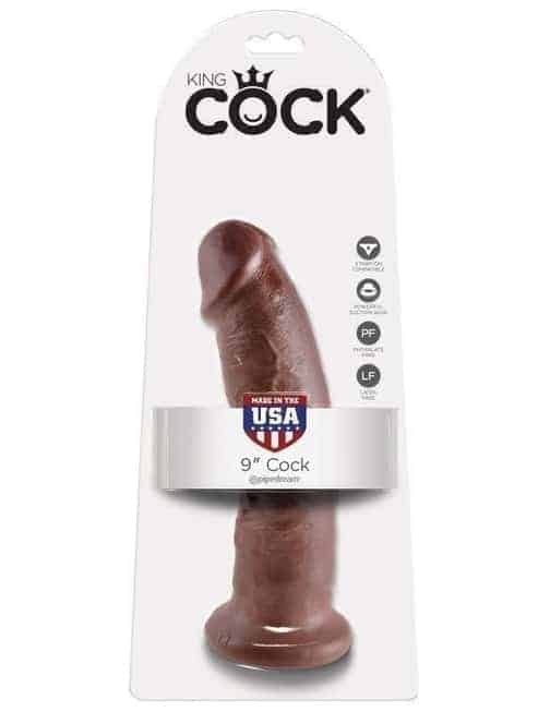King Cock PipeDream 22.9cm Nâu Dính Bự Thực Tế