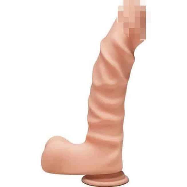 Doc Johnson Ragin D Balls 22.9cm TPE Vanilla