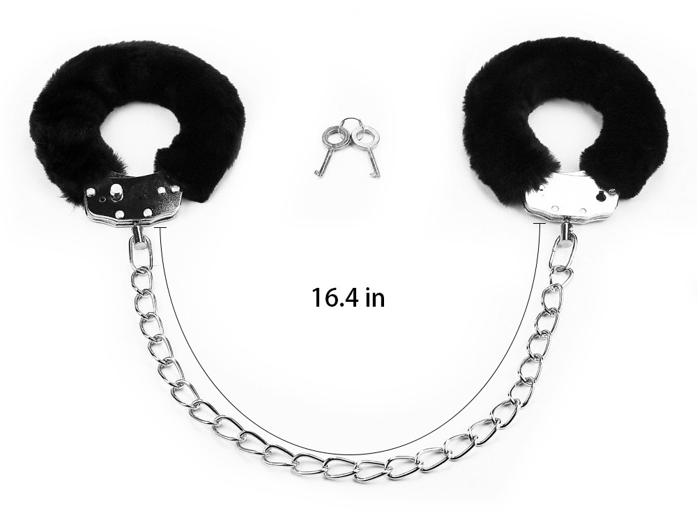 Lovetoy Lông chân còng đen BDSM thoải mái bền 12 tháng