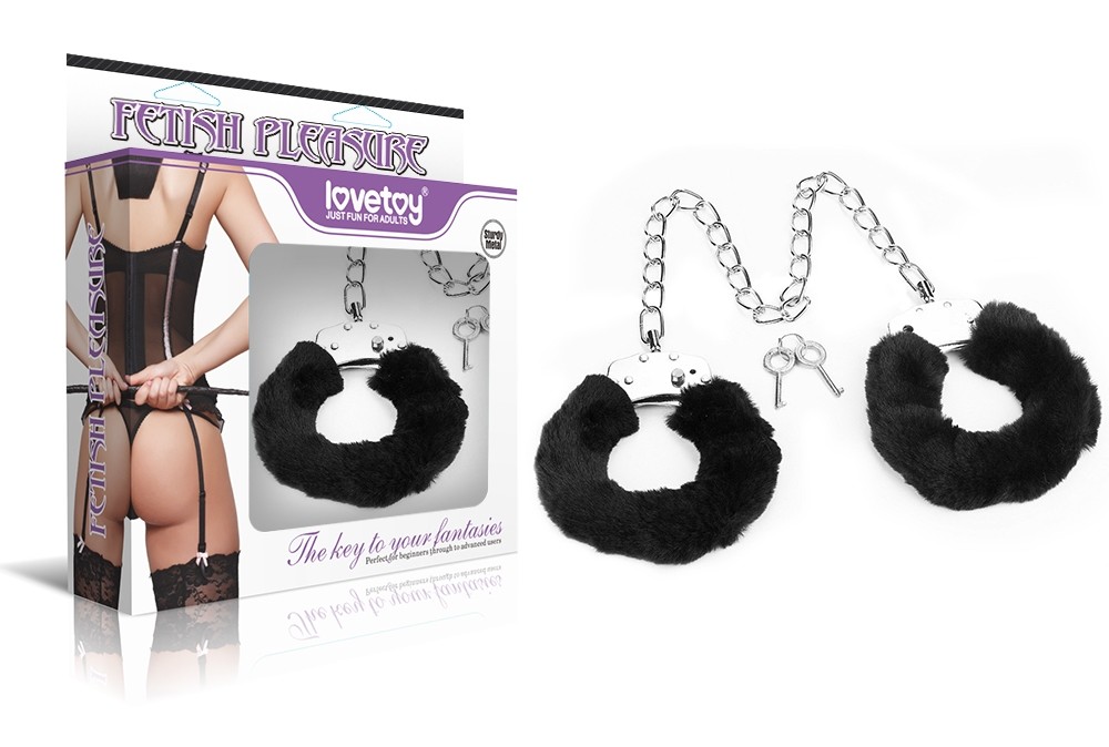 Lovetoy Lông chân còng đen BDSM thoải mái bền 12 tháng