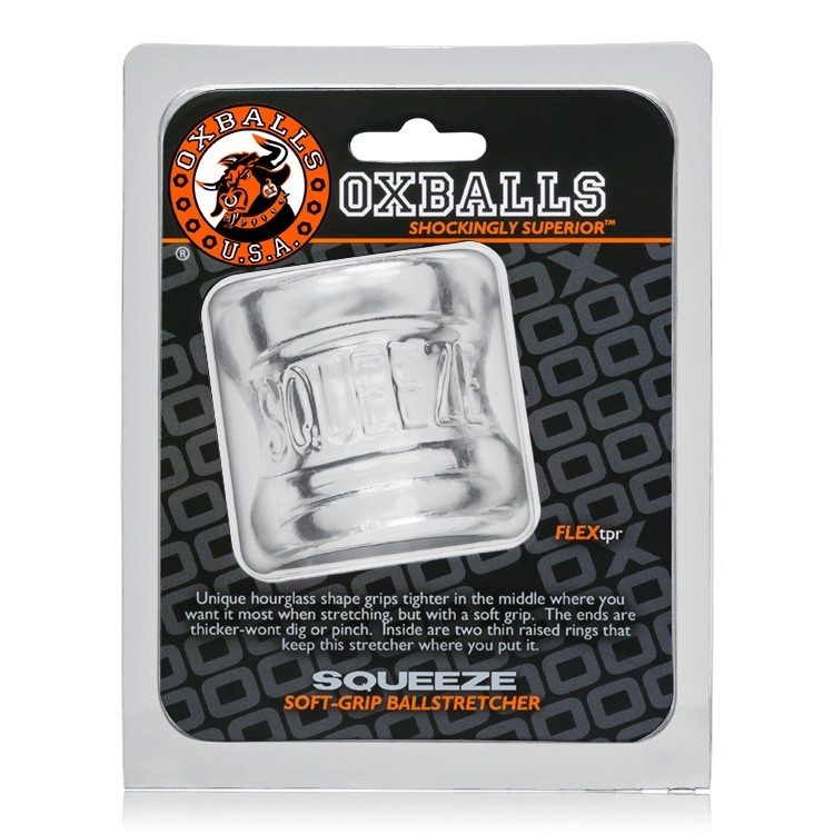 Oxballs Squeeze Vòng Testicle Trong Suốt Củng Cố Đẳng Cấp