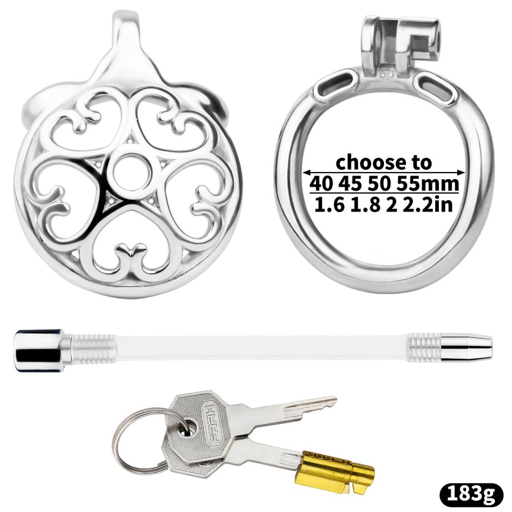 FAAK Steel Chastity Cage 45mm Male Lock Bền