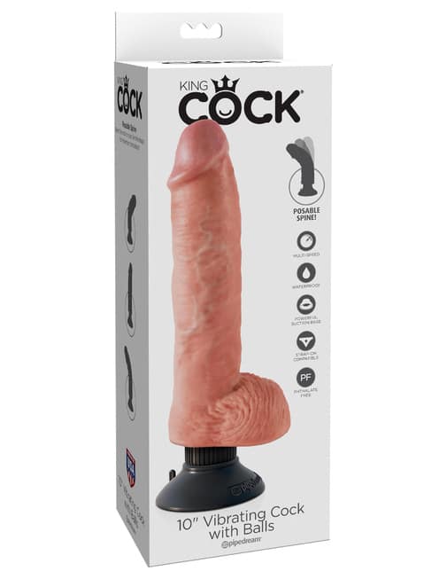King Cock PipeDream Vibe 26cm Bi Lớn Da Thực Tế