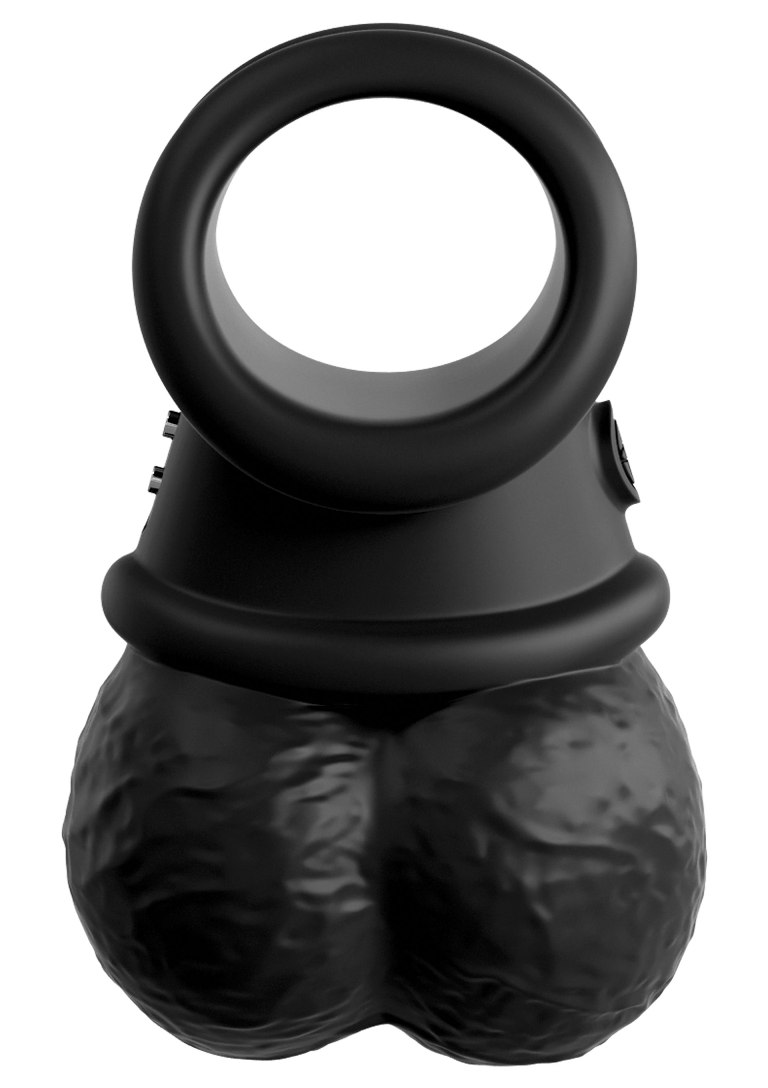 King Cock Testicle Đen Dao Động Thực Tế