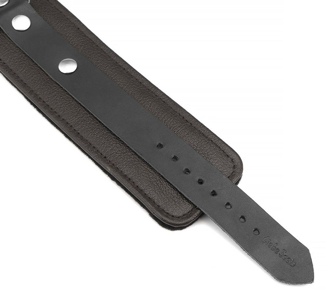 Khóa tay da Liebe Seele nâu Nhật gợi cảm BDSM