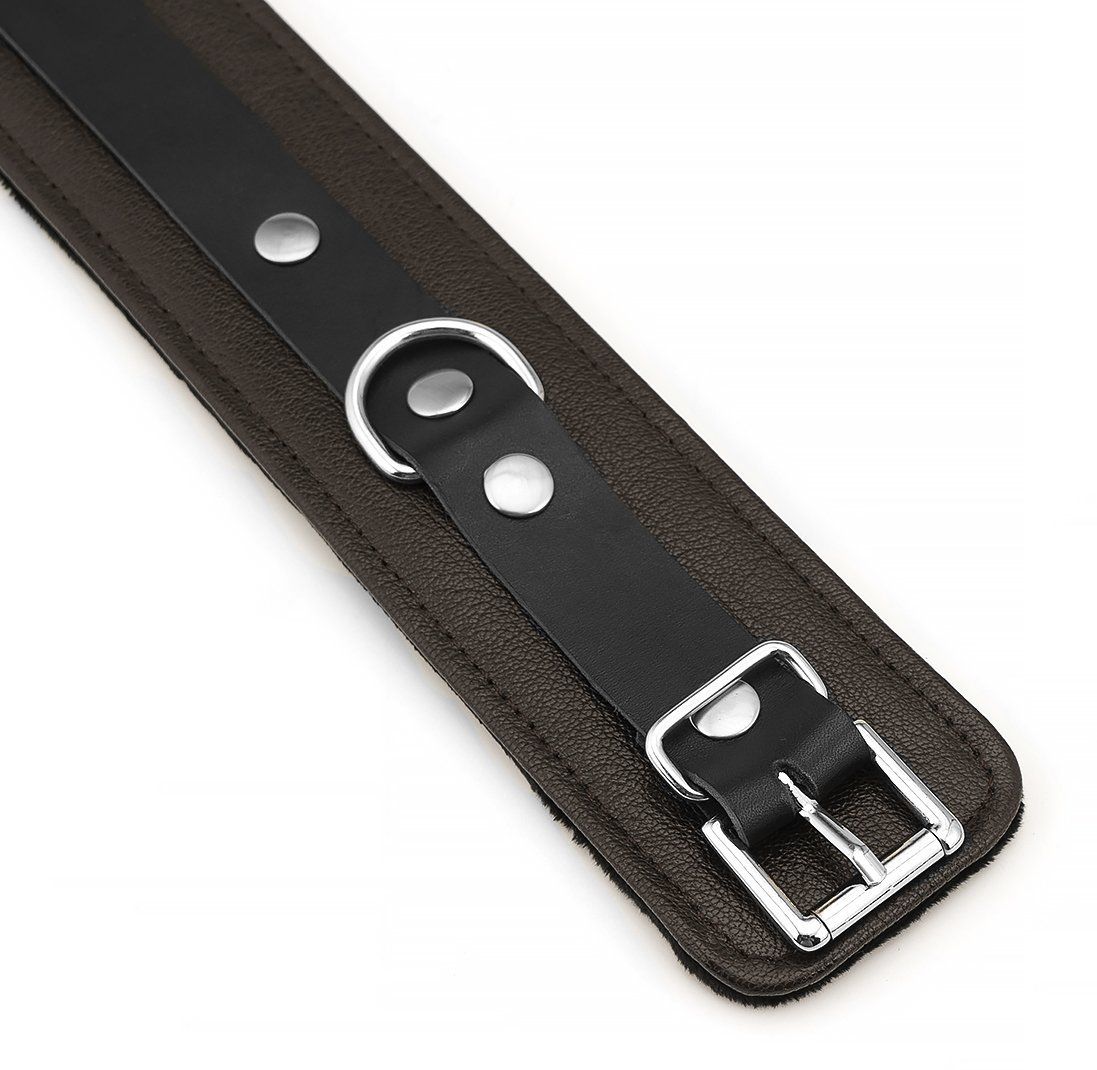Khóa tay da Liebe Seele nâu Nhật gợi cảm BDSM
