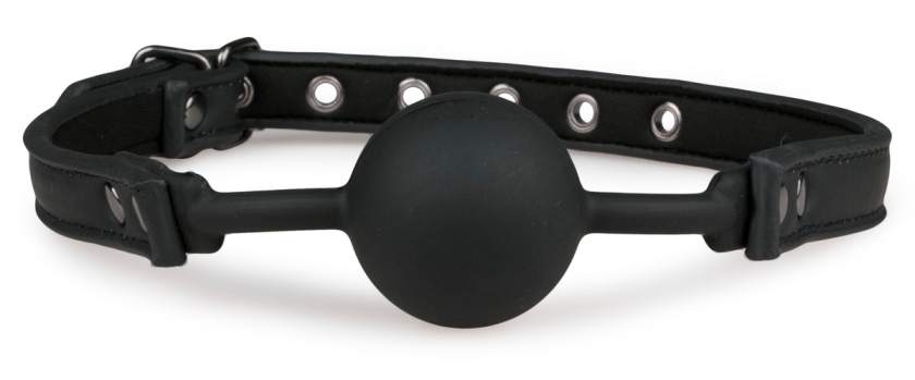 Ball Gag Easytoys Đen 4cm Yên Tĩnh An Toàn Gợi Cảm