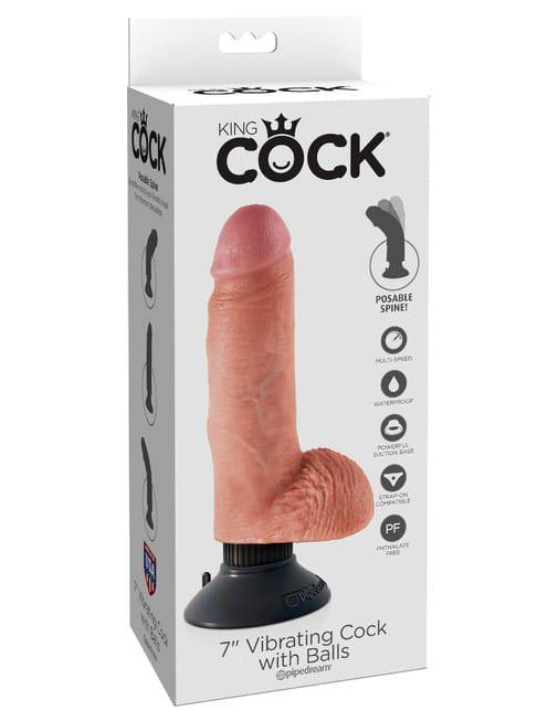 PipeDream King Cock 18.5cm rung bóng thực tế đỉnh