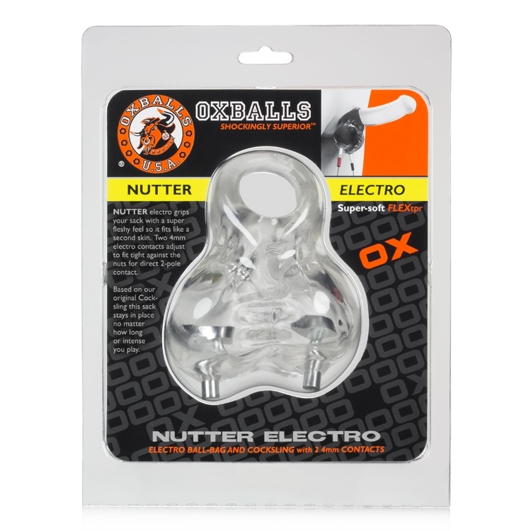 Oxballs Nutter Electro Túi Giật Minh Bạch Kích Thích