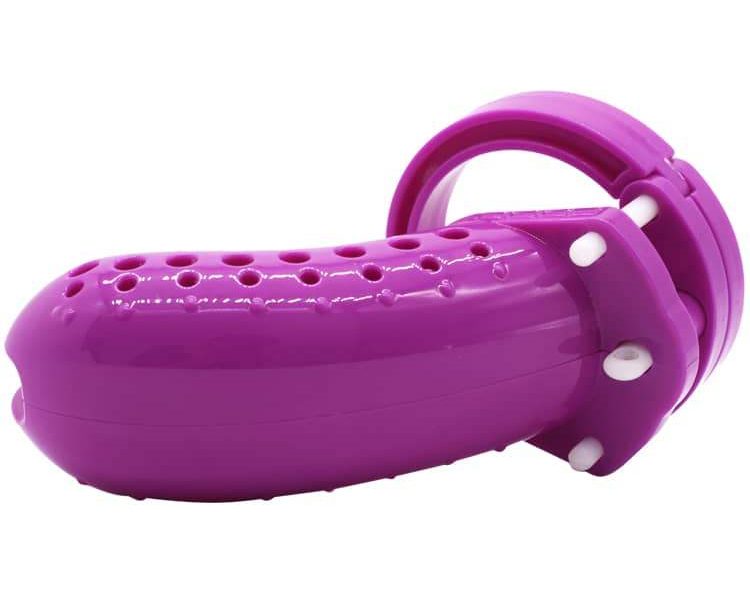 FAAK Chastity Lock Nam 23 Tím Nhựa Kiểm Soát Cá Nhân Phong Cách