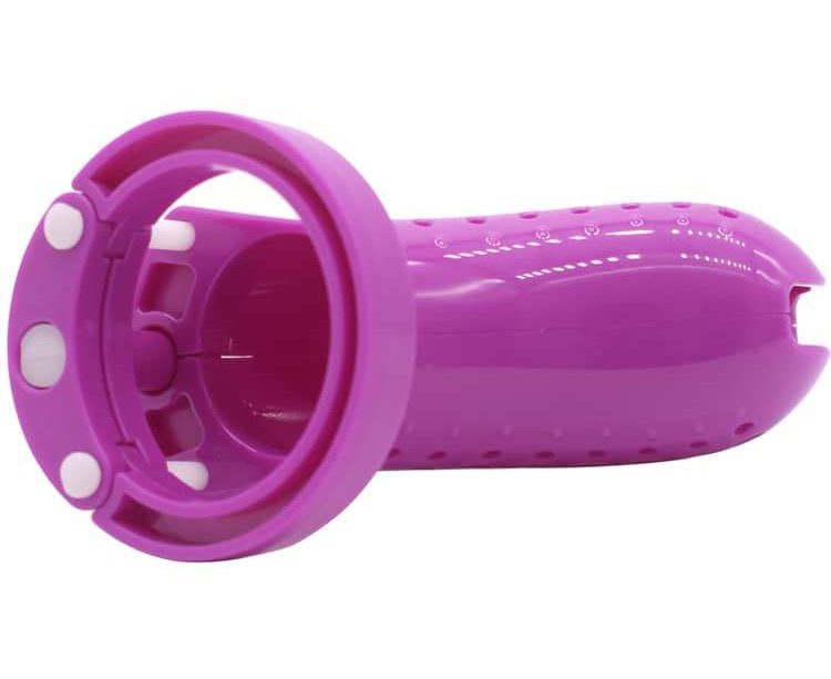 FAAK Chastity Lock Nam 23 Tím Nhựa Kiểm Soát Cá Nhân Phong Cách