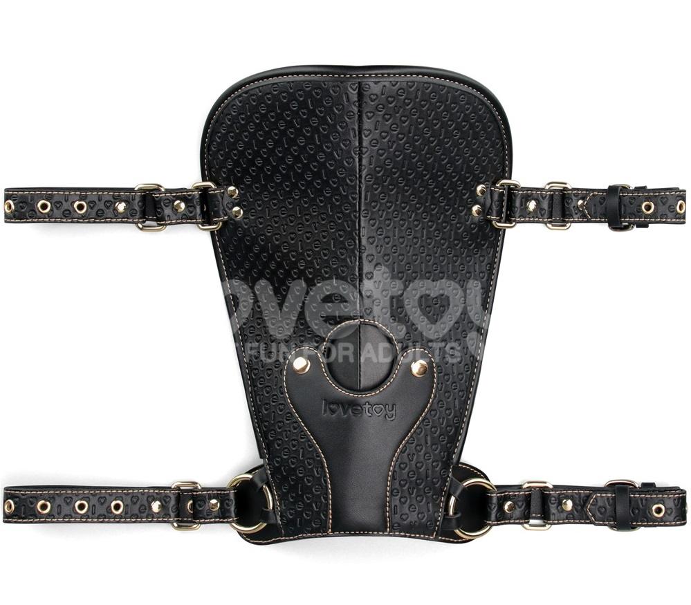 Đệm yên dương vật Lovetoy Rebellion Đen 31.5cm