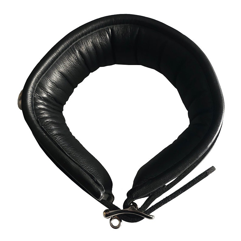 Rouge Collar Da Đen Padded Chắc Thỏa Mãn BDSM