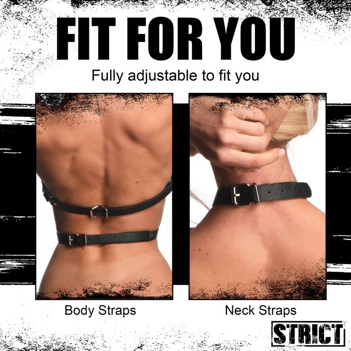 Strict Harness O-Ring Đen S/M Siết Hấp Dẫn