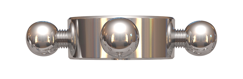 Chisa Kẹp Núm Vú Silver 4 Điểm Bóp Cảm Giác Mãnh Liệt