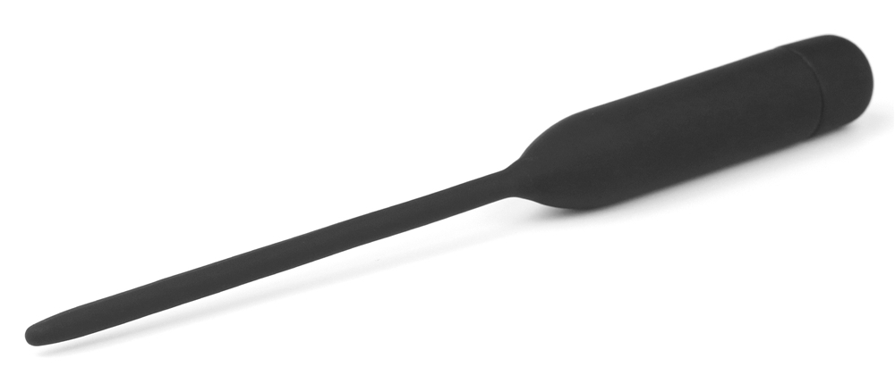 Lovetoy Ống Dẫn Niệu Rung Đen Silicone 21cm