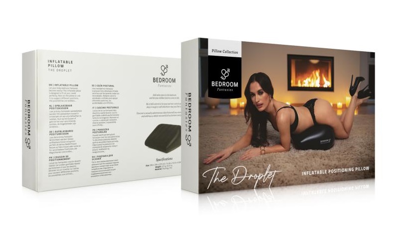 Bedroom Fantasies Droplet Gối Tình Dục Bơm Đen