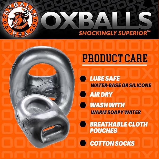 Oxballs 360 Vòng Trứng Bạc Bền Bỉ Nâng Cấp Khoái Lạc