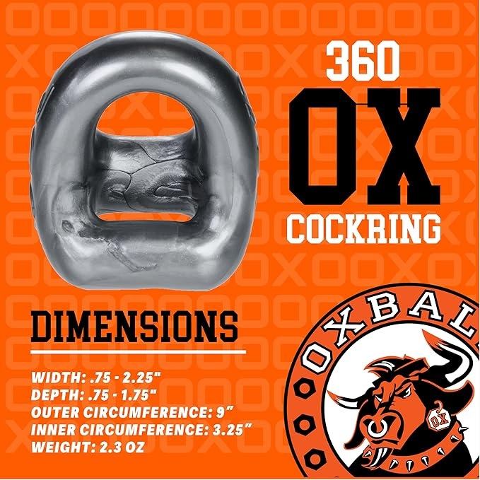 Oxballs 360 Vòng Trứng Bạc Bền Bỉ Nâng Cấp Khoái Lạc
