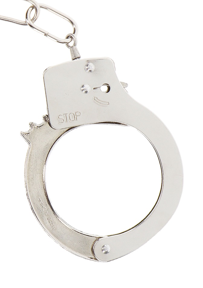 Handcuff ToyJoy Bạc Kim Loại BDSM Chặt Siêu Chắc