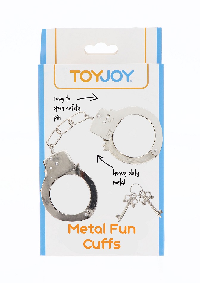 Handcuff ToyJoy Bạc Kim Loại BDSM Chặt Siêu Chắc