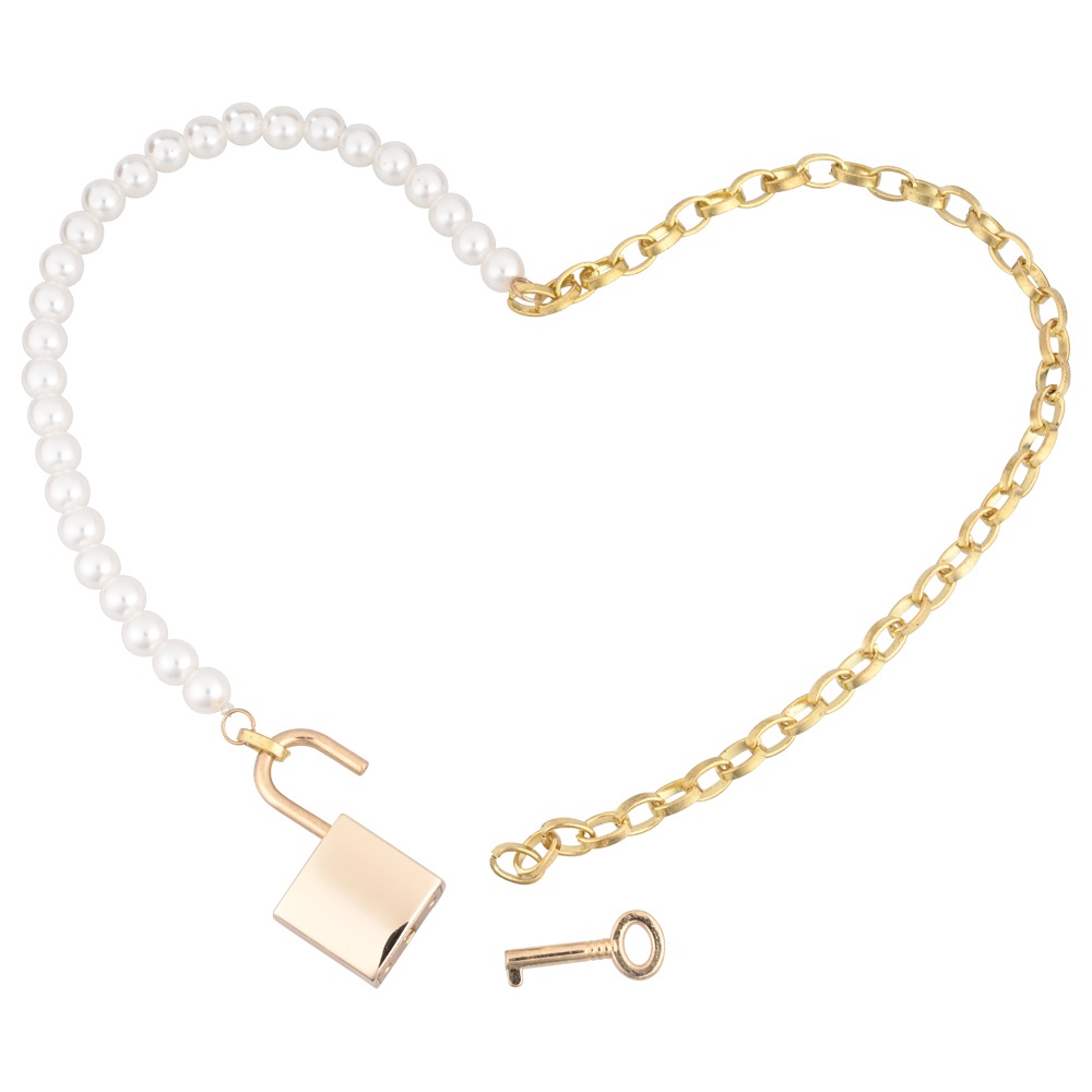 Pearl Collar Sex&amp;Mischief Trắng Vàng Nâng Cấp Nóng