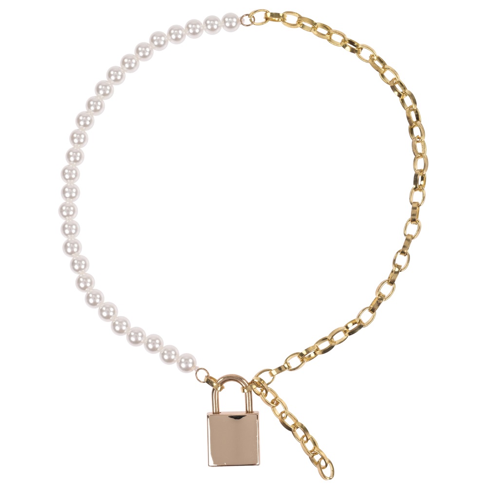 Pearl Collar Sex&amp;Mischief Trắng Vàng Nâng Cấp Nóng