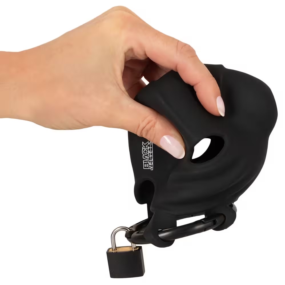 Chastity Lock Black Velvets Đen Chặt Khe Kín Đáo