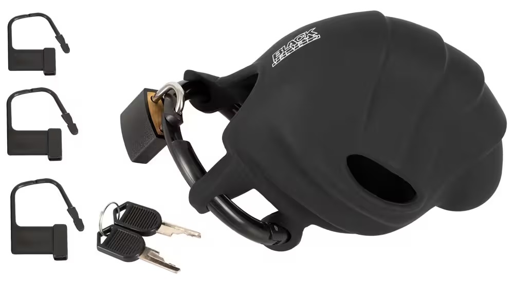 Chastity Lock Black Velvets Đen Chặt Khe Kín Đáo