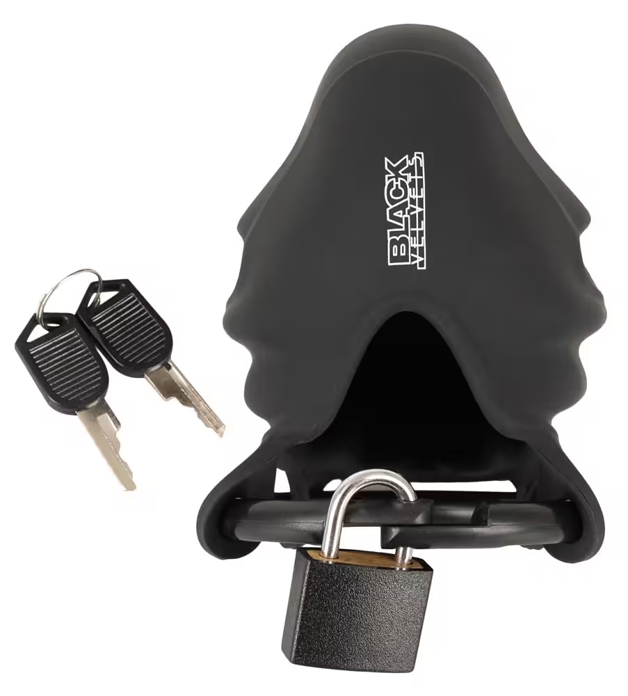Chastity Lock Black Velvets Đen Chặt Khe Kín Đáo