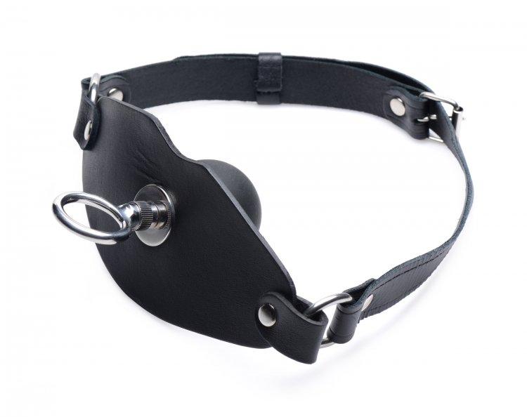 Strict Eyelet Ball Gag Đen 4.6cm BDSM Kích Thích Mạnh