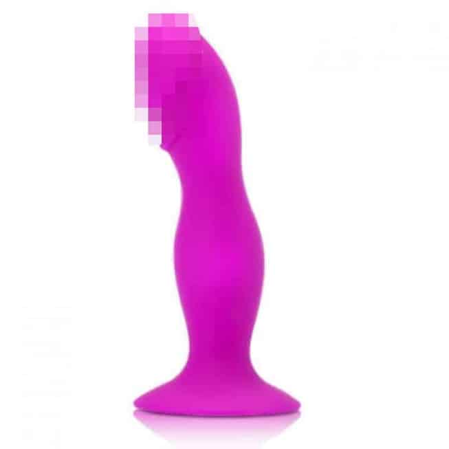Booty Passion Baile 16cm Tím Silicon Hậu Môn