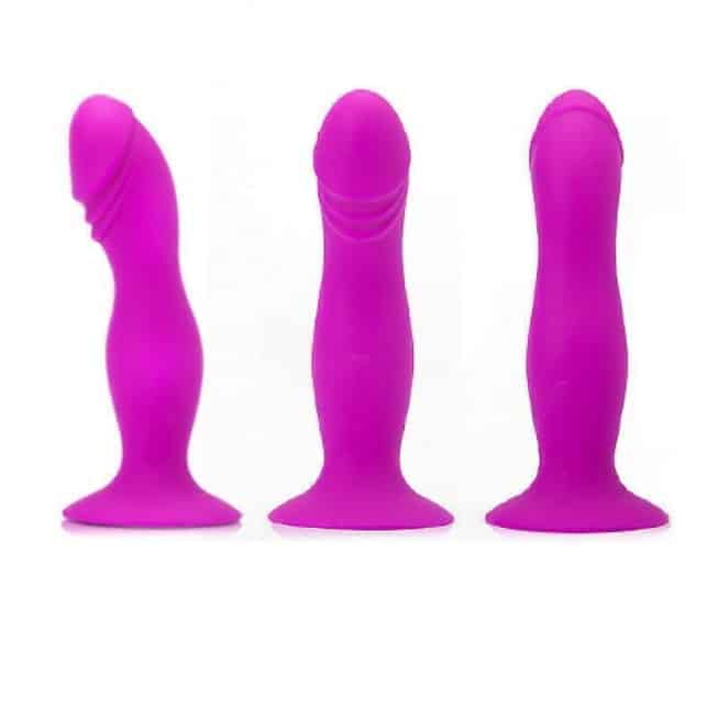 Booty Baile 16cm Tím Hậu Môn Silicon Thực Tế
