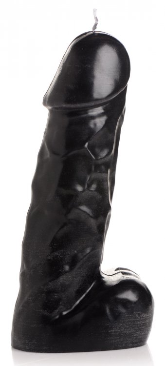 Master Series Passion Pecker Nến Dâm Đen 18.5cm