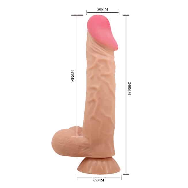 Dildo Da Trượt Baile 24cm Thực Tế Siêu Đỉnh Sướng Vô Tận