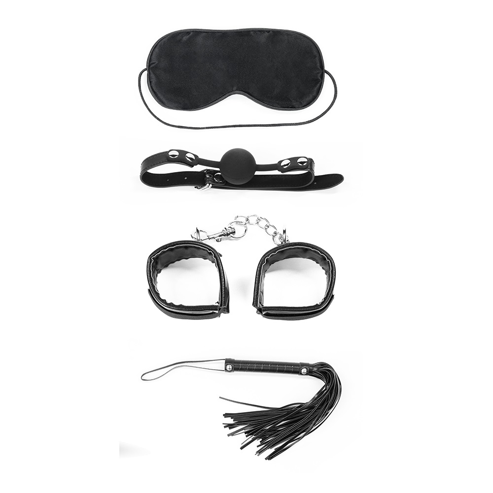 Lovetoy Bộ BDSM Đen Cao Cấp Siêu Bền