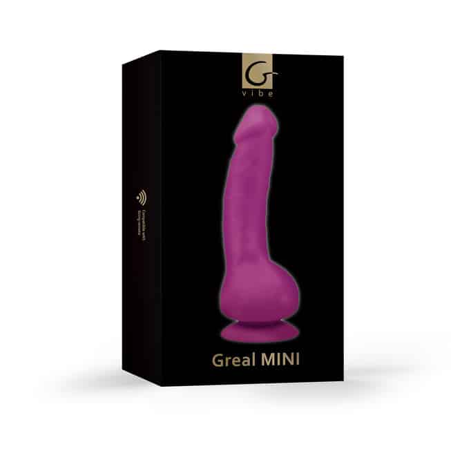 Gvibe Greal Mini Dildo Tím 18.5cm Rung Thực