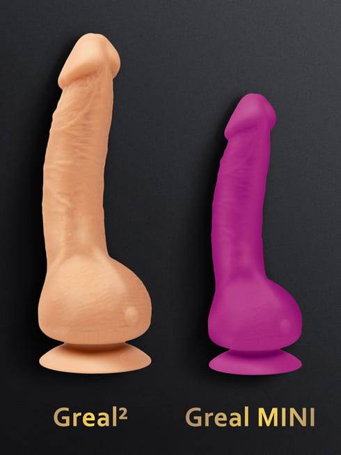 Gvibe Greal Mini Dildo Tím 18.5cm Rung Thực