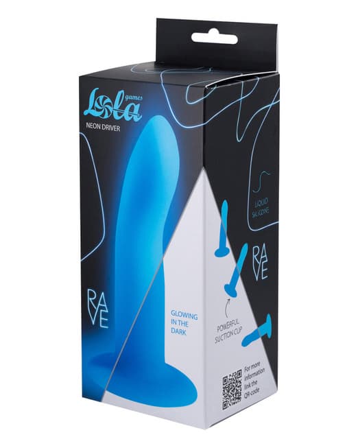 Lola Rave Neon Dildo Xanh – Phát Sáng Đêm Dài Rực Rỡ!