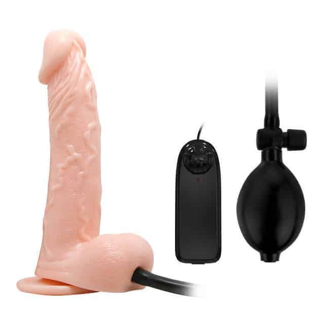 Fake Mở Rộng Baile 19cm rung + Rút Tự Nhiên