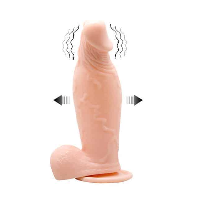 Fake Mở Rộng Baile 19cm rung + Rút Tự Nhiên